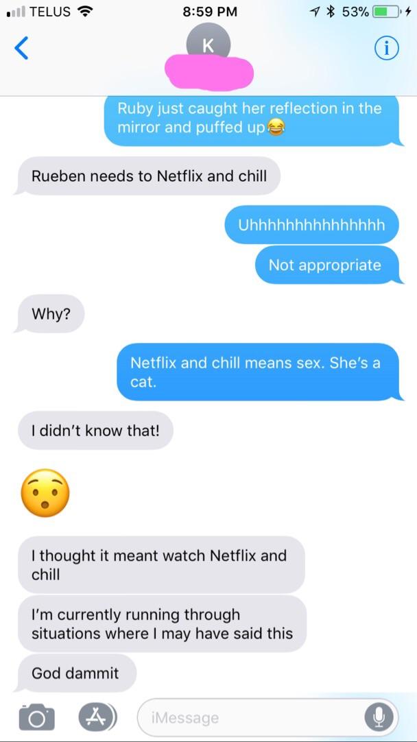 Netflix chill sister