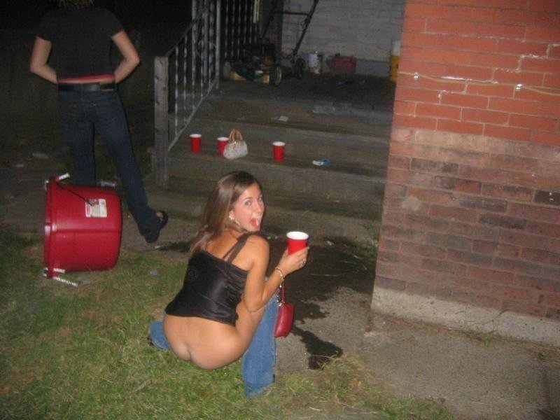 Drunk piss girl