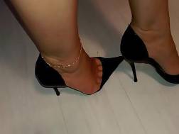 High heels feet