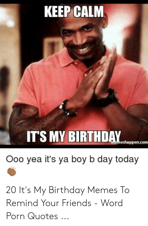 Its your birthday