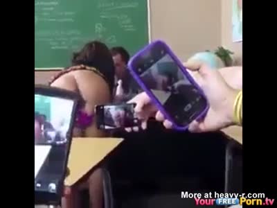 Masturbating during class