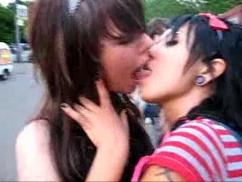 Public kissing
