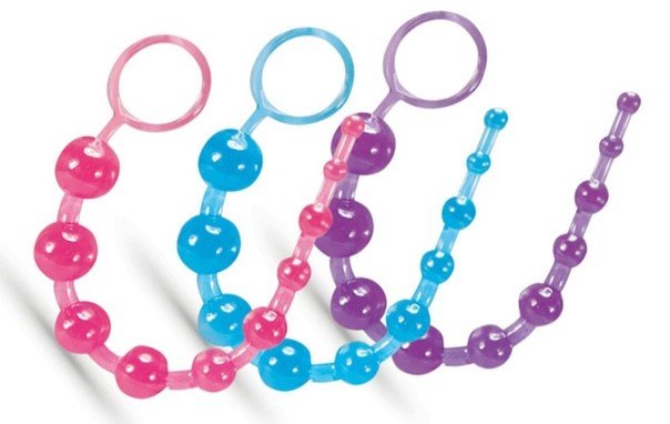 Stainless steel anal beads