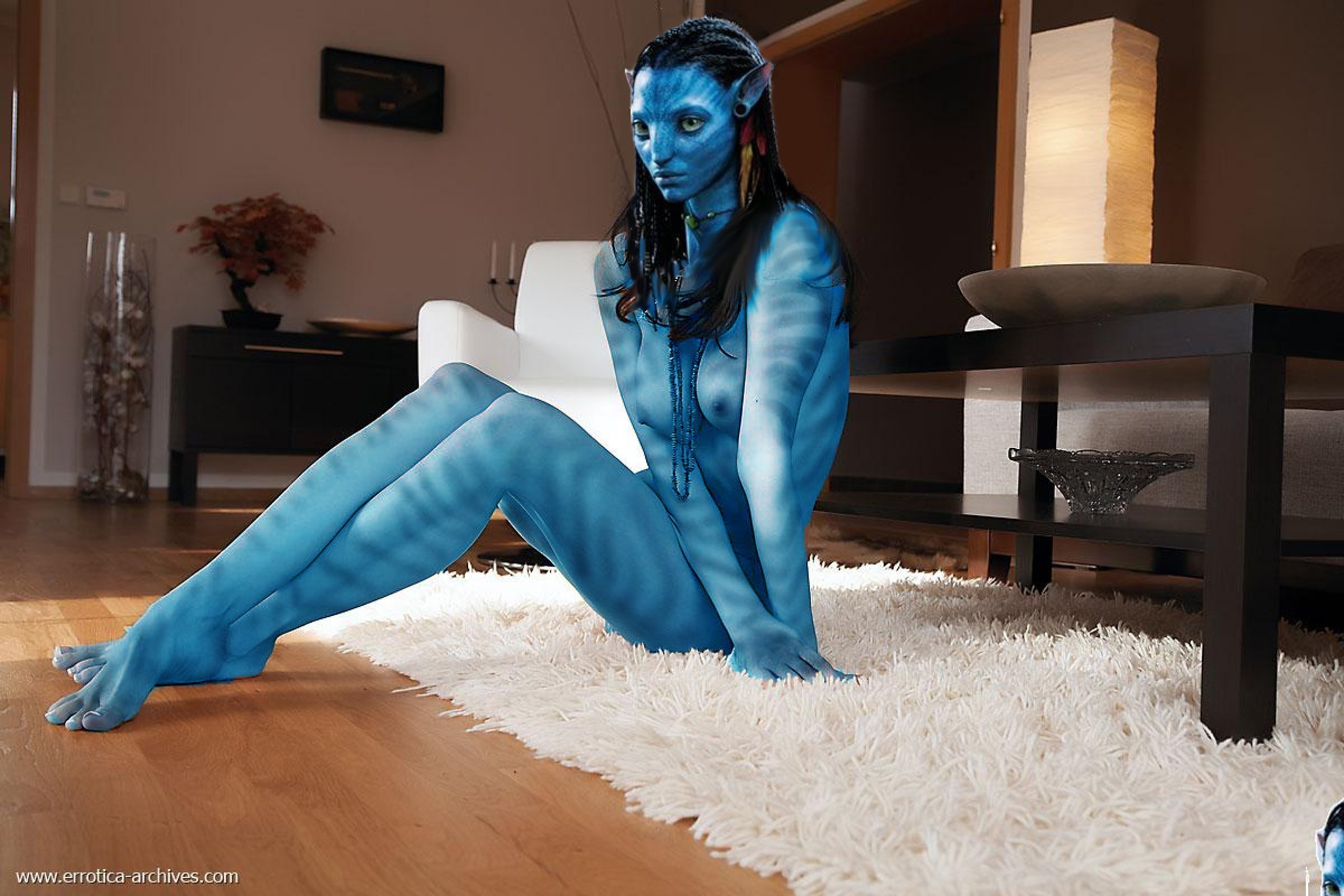 Mouse reccomend A naked girl blue skin