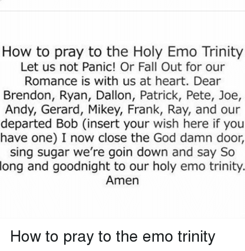 Sierra recommendet emo trinity