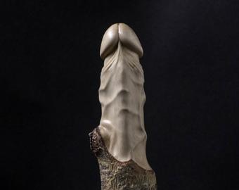 Erotic wood carvings