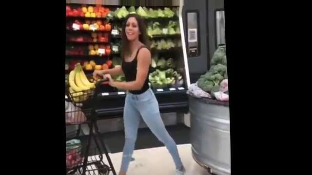 best of Lesbian in grocery store naked Free