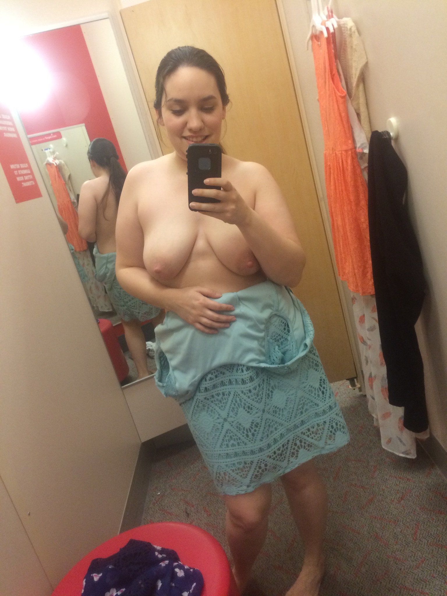Dressing room pics slut