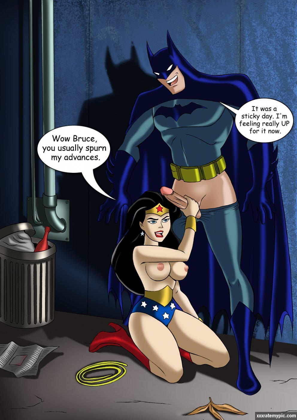 Wonder Woman Naked Submission | BDSM Fetish