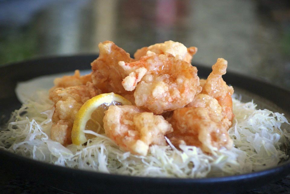 Asian mayonnaise shrimp