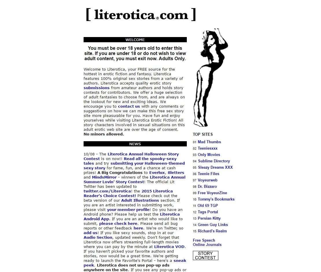 Sling reccomend Erotica fiction websites