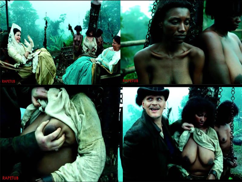 Nude black love slave