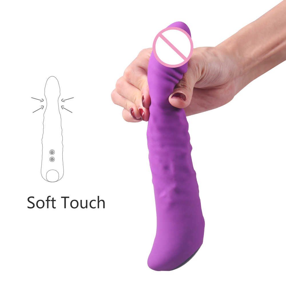 Soft touch vibrator