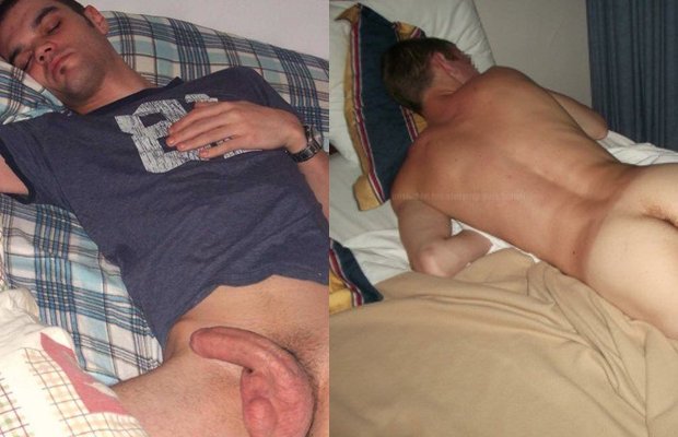 best of Sleeping men on Spying naked