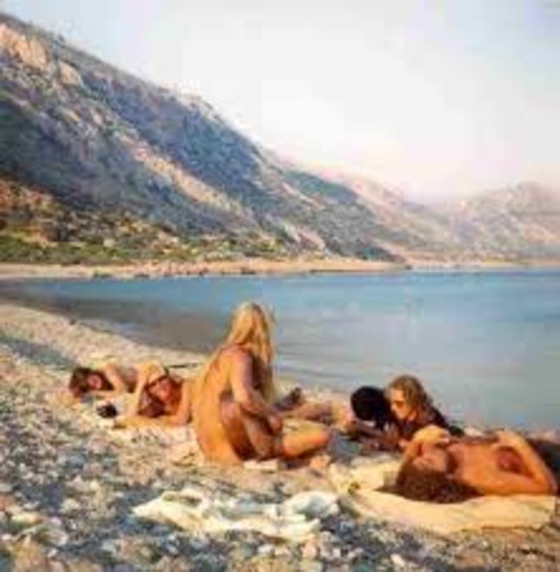Hot yoya grey nude pussy at elafonisi beach in crete