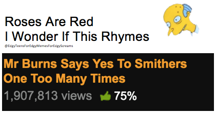 Red L. reccomend Funny poem rhyming