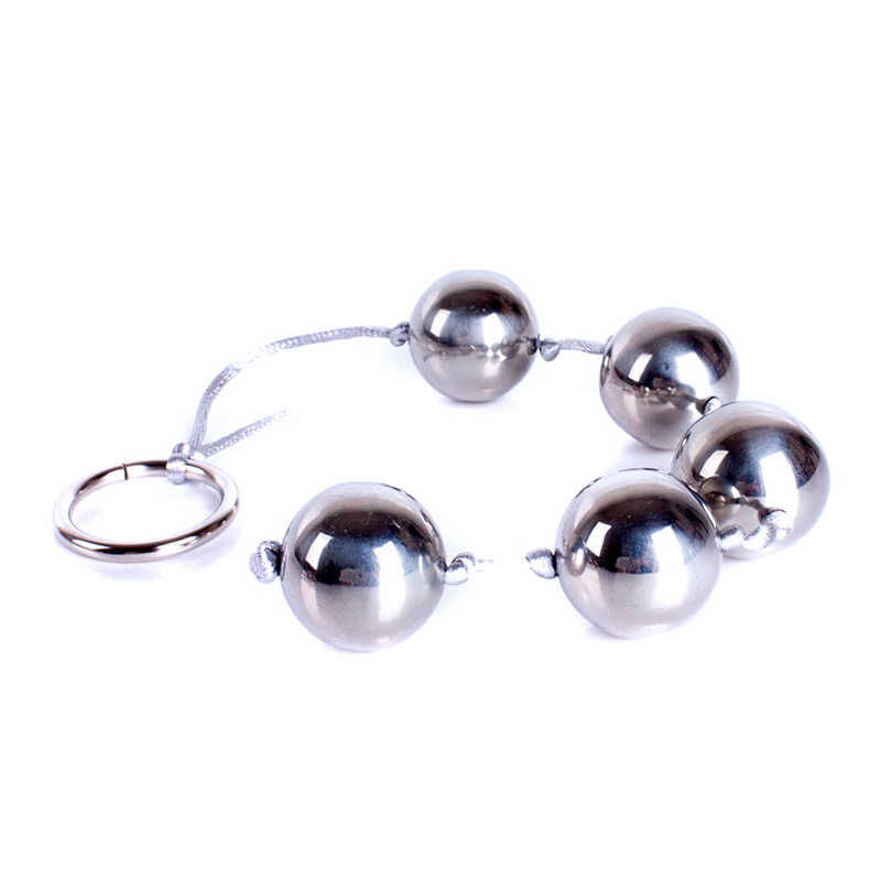 Stainless steel anal beads
