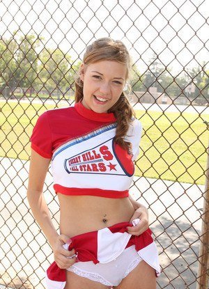 best of Cheerleaders panties stretching no Upskirt