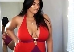 Very tall big breasted women