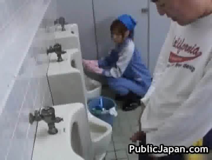Collision reccomend asian cleaning the mens room