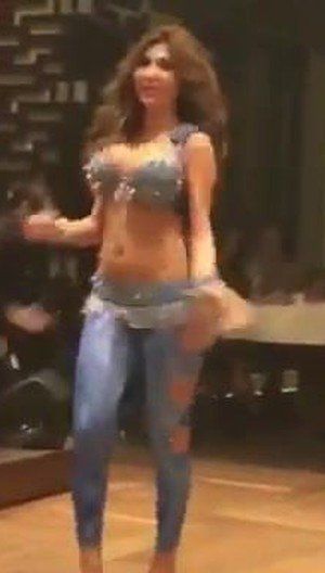 2 Nude Belly Dancers on Mounted Dildos Cum with Screaming Orgasms.