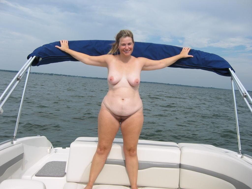 fat wife naked on boat