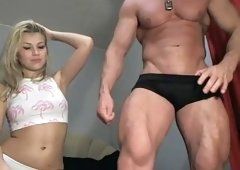 Bodybuilder fucks wife