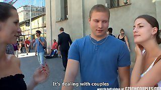 best of Foursome public czech couples