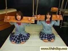 Asian schoolgirl punished