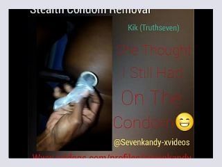 best of Condom pov creampie remove