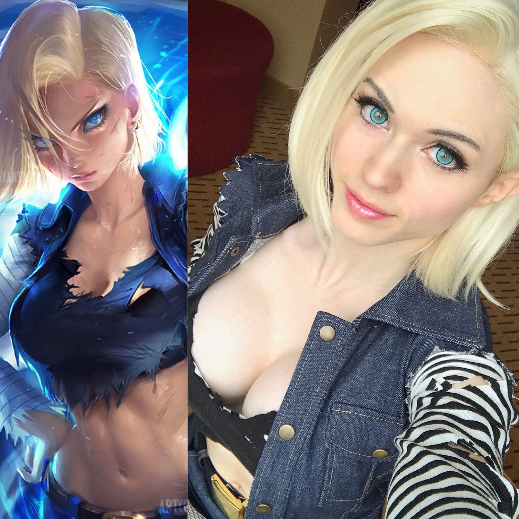 Sabertooth recomended android 18 cosplay.