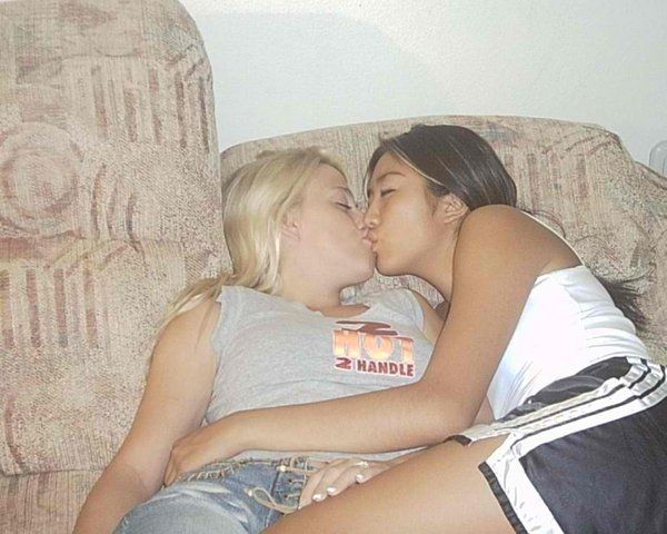 Asian interracial lesbian