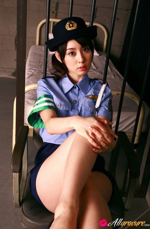Asian police woman