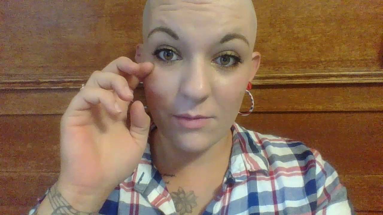 shaved head girls blowjob
