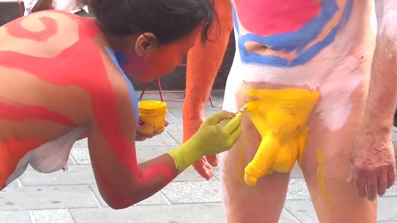 best of Paint public body naked