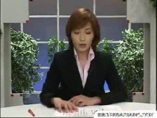 Japanese news reporter bukkake