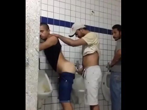 Public toilet gangbang
