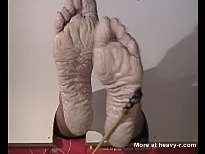 Tied feet torture