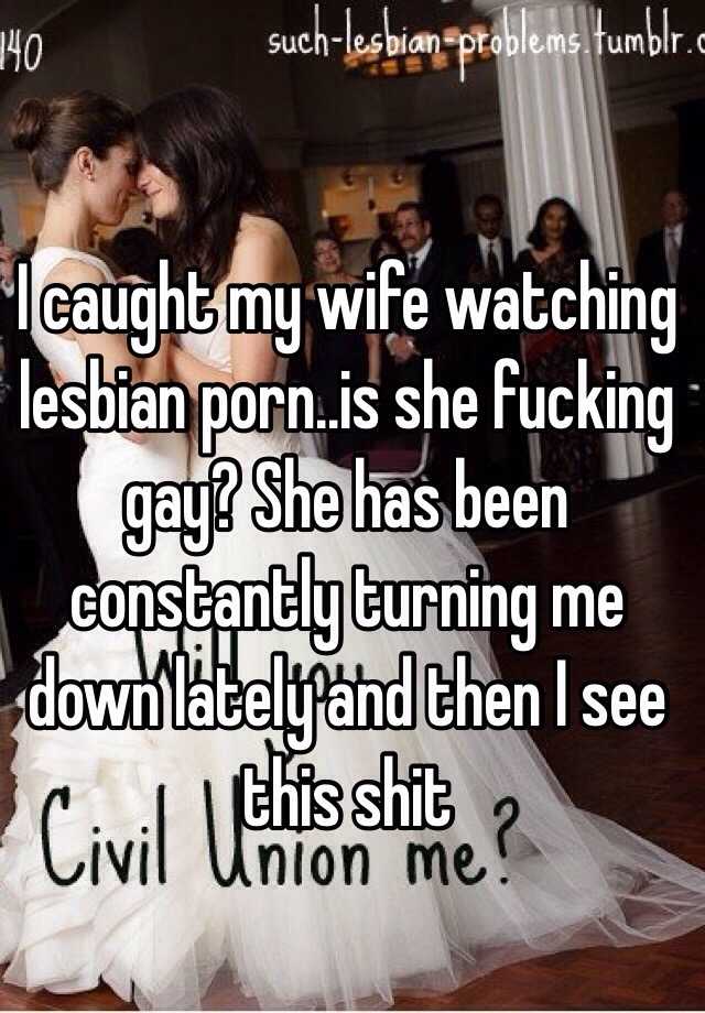 Wife watching lesbian